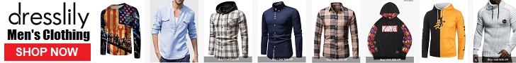 Buy your Men's fashion outfit online at Dresslily.com